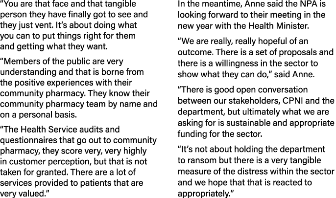 “You are that face and that tangible person they have finally got to see and they just vent. It’s about doing what yo...