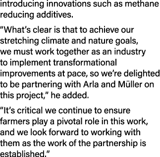 introducing innovations such as methane reducing additives. “What’s clear is that to achieve our stretching climate a...