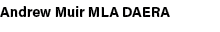 Andrew Muir MLA DAERA