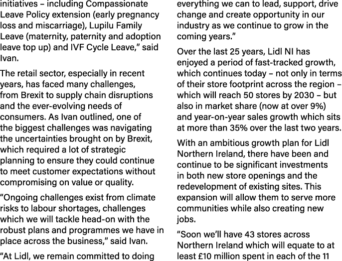 initiatives – including Compassionate Leave Policy extension (early pregnancy loss and miscarriage), Lupilu Family Le...