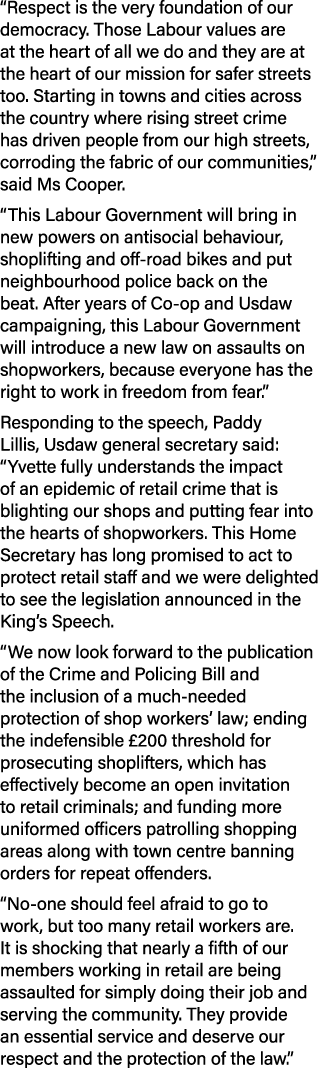 “Respect is the very foundation of our democracy. Those Labour values are at the heart of all we do and they are at t...