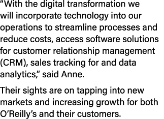 “With the digital transformation we will incorporate technology into our operations to streamline processes and reduc...