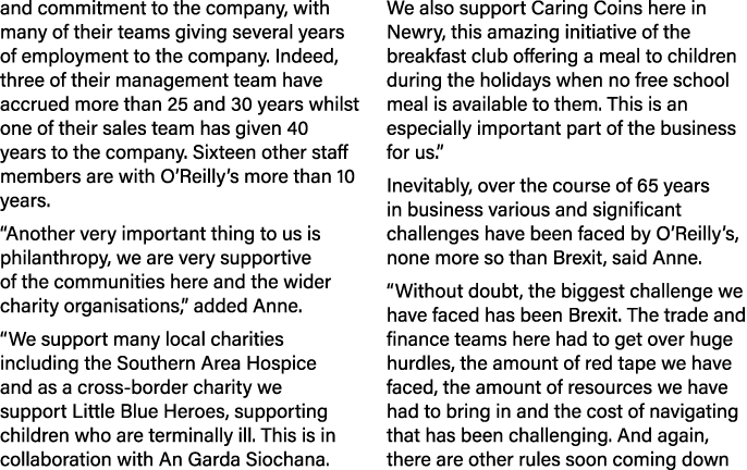 and commitment to the company, with many of their teams giving several years of employment to the company. Indeed, th...