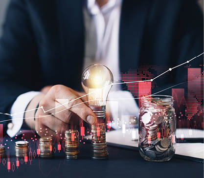 Rising prices and the energy crisis concept. Rising electricity prices worldwide due to the global crisis. Energy crisis that will affect Europe.