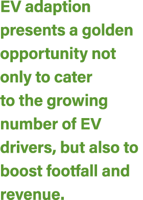 EV adaption presents a golden opportunity not only to cater to the growing number of EV drivers, but also to boost fo...