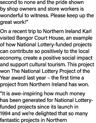 second to none and the pride shown by shop owners and store workers is wonderful to witness. Please keep up the great...