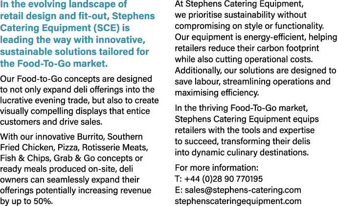 In the evolving landscape of retail design and fit out, Stephens Catering Equipment (SCE) is leading the way with inn...