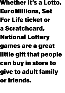 Whether it’s a Lotto, EuroMillions, Set For Life ticket or a Scratchcard, National Lottery games are a great little g...