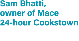 Sam Bhatti, owner of Mace 24 hour Cookstown