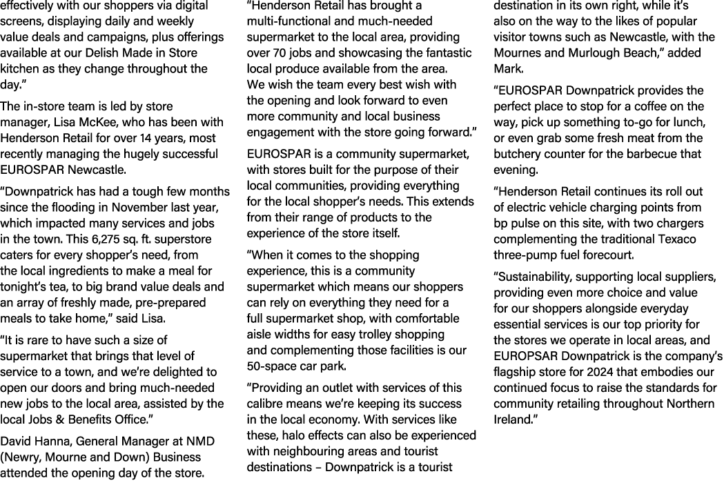 effectively with our shoppers via digital screens, displaying daily and weekly value deals and campaigns, plus offeri...