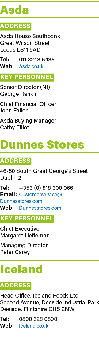 Asda Address Asda House Southbank Great Wilson Street Leeds Ls11 5ad Tel: 011 3243 5435 Web: Asda.co.uk Key Personnel...