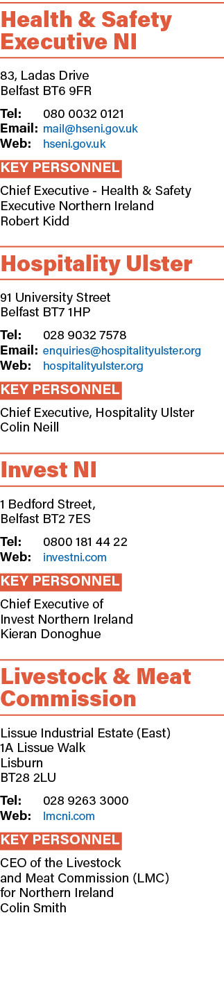 Health & Safety Executive NI 83, Ladas Drive Belfast BT6 9FR Tel: 080 0032 0121 Email: mail@hseni.gov.uk Web: hseni.g...