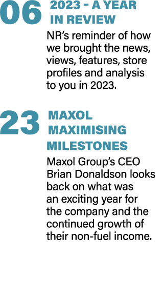 06 2023 – A YEAR IN REVIEW NR’s reminder of how we brought the news, views, features, store profiles and analysis to ...