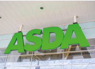 HOUNSLOW, LONDON, ENGLAND- 5th February 2021: ASDA supermarket sign