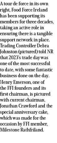 A tour de force in its own right, Food Force Ireland has been supporting its members for three decades, taking an act...