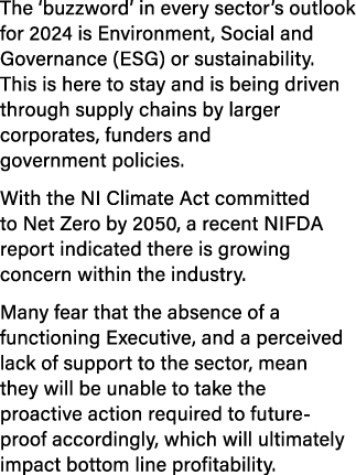 The ‘buzzword’ in every sector’s outlook for 2024 is Environment, Social and Governance (ESG) or sustainability. This...