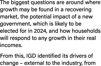 The biggest questions are around where growth may be found in a recovering market, the potential impact of a new gove...