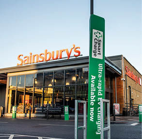 Sainsbury’s has launched Smart Charge, a new EV charging business offering EV drivers easy and convenient access to ultra-rapid charging points across its store network. Designed to tackle the issue of range anxiety and frustrations with public charging services, Sainsbury’s will roll out 750 bays rolled out across more than 100 stores nationwide by the end of 2024.