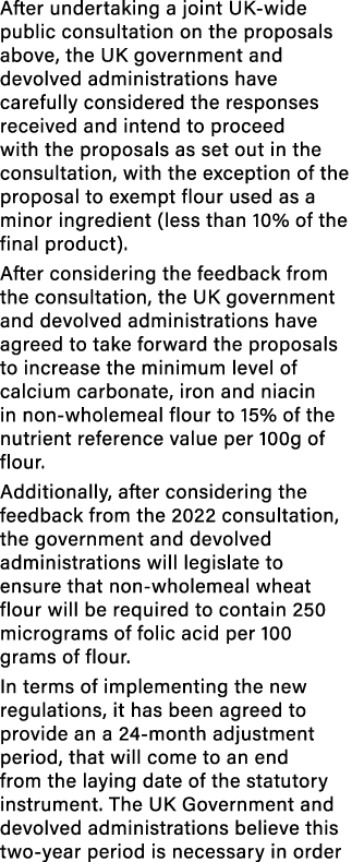 After undertaking a joint UK wide public consultation on the proposals above, the UK government and devolved administ...