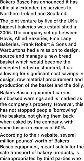 Bakers Basco has announced it has officially extended its services to Northern Ireland and Scotland. The joint ventur...