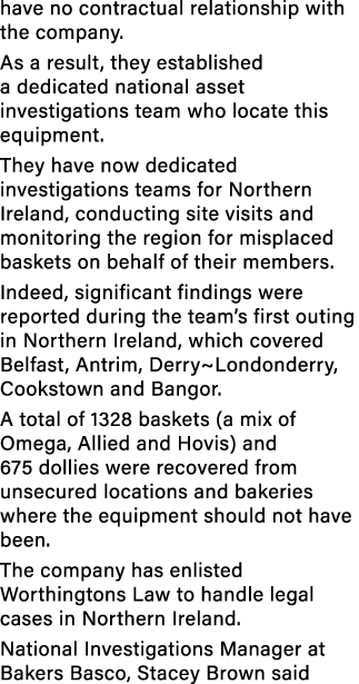 have no contractual relationship with the company. As a result, they established a dedicated national asset investiga...