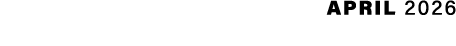 APRIL 2026