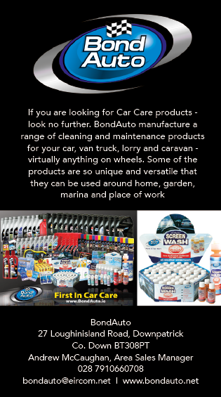 A flyer for Bond Auto, featuring a variety of products. AI generated content