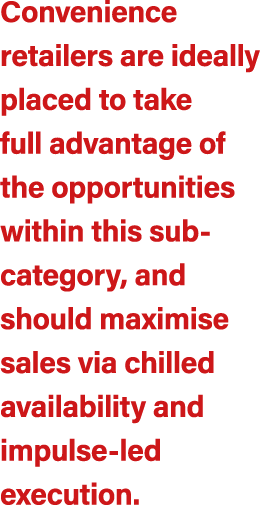 Convenience retailers are ideally placed to take full advantage of the opportunities within this sub category, and sh...