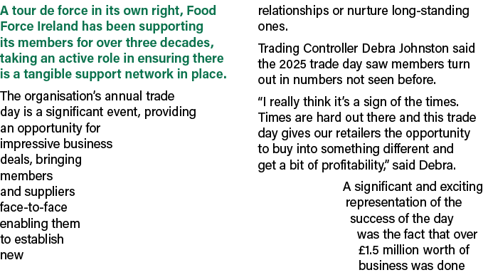 A tour de force in its own right, Food Force Ireland has been supporting its members for over three decades, taking a...
