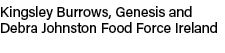 Kingsley Burrows, Genesis and Debra Johnston Food Force Ireland