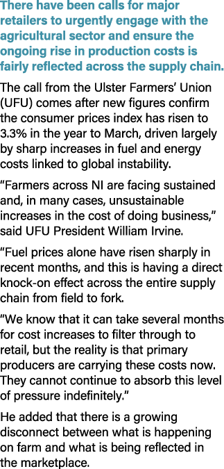 There have been calls for major retailers to urgently engage with the agricultural sector and ensure the ongoing rise...