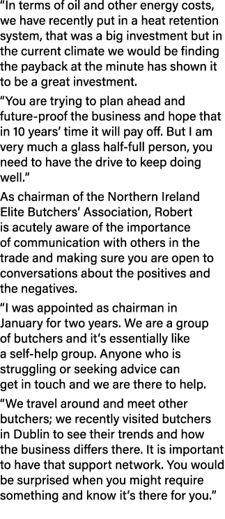 “In terms of oil and other energy costs, we have recently put in a heat retention system, that was a big investment b...