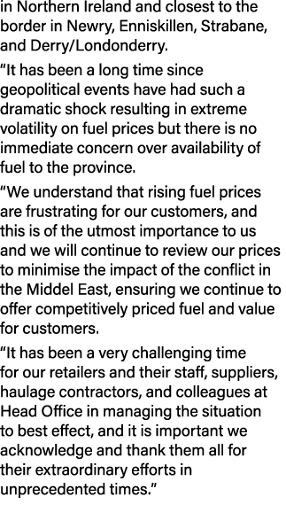 in Northern Ireland and closest to the border in Newry, Enniskillen, Strabane, and Derry/Londonderry. “It has been a ...