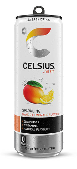 A can of energy drink with a picture of a lemon on it. Description generated by AI