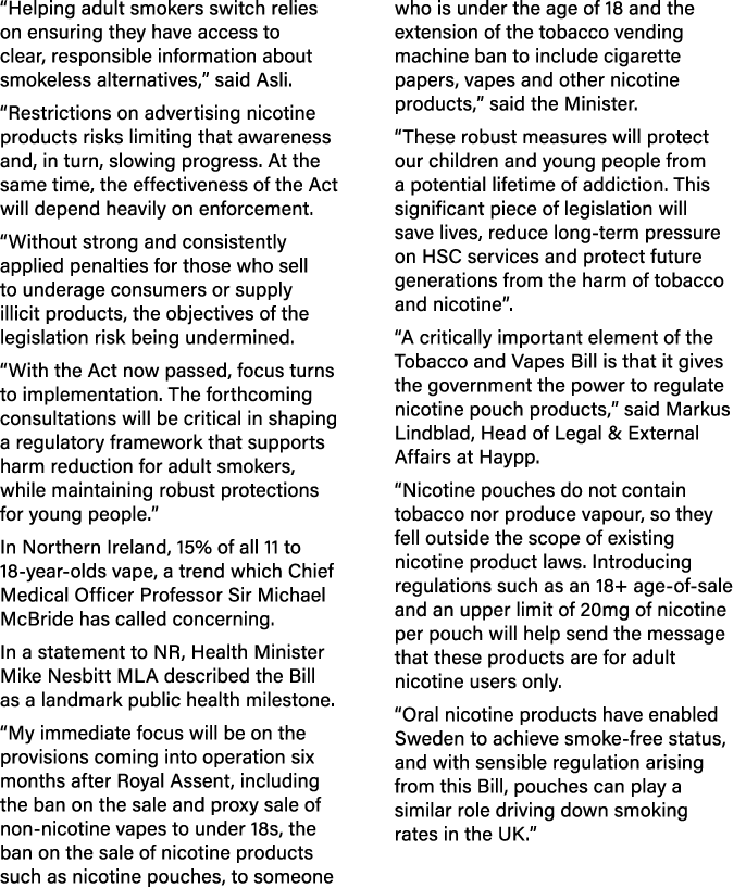 “Helping adult smokers switch relies on ensuring they have access to clear, responsible information about smokeless a...