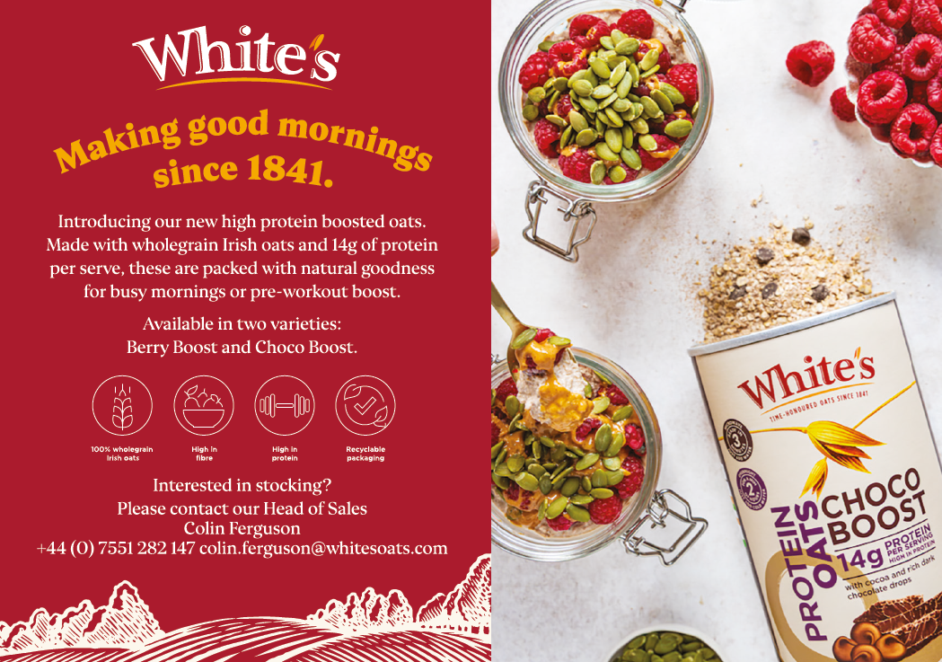 A magazine advertisement for White's chocolate boots. Description generated by AI