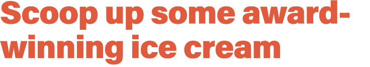 Scoop up some award winning ice cream