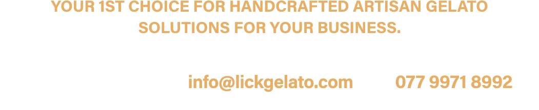 Your 1st Choice for Handcrafted Artisan GELATO SolutionS for your business. To Become a stockist or Franchisee Contac...