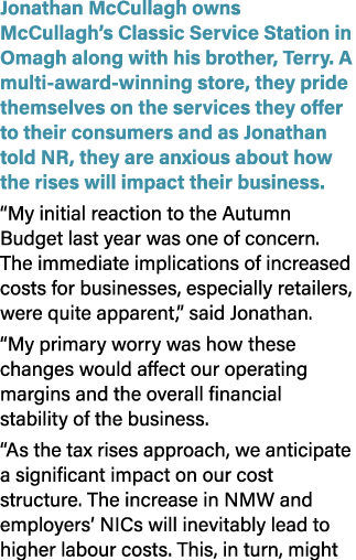 Jonathan McCullagh owns McCullagh’s Classic Service Station in Omagh along with his brother, Terry. A multi award win...
