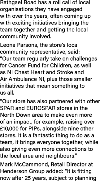 Rathgael Road has a roll call of local organisations they have engaged with over the years, often coming up with exci...