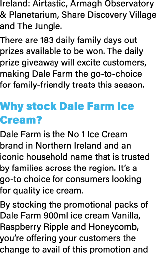 Ireland: Airtastic, Armagh Observatory & Planetarium, Share Discovery Village and The Jungle. There are 183 daily fam...