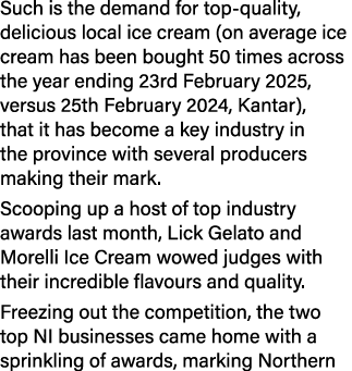 Such is the demand for top quality, delicious local ice cream (on average ice cream has been bought 50 times across t...