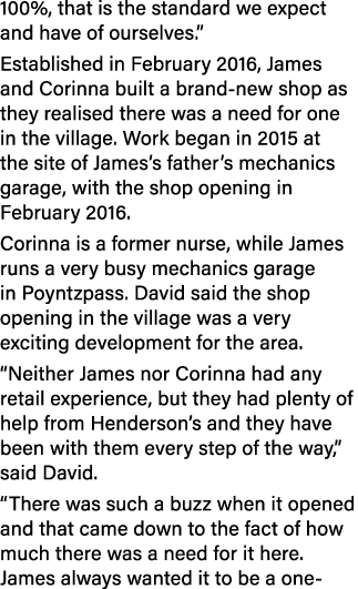 100%, that is the standard we expect and have of ourselves.” Established in February 2016, James and Corinna built a ...