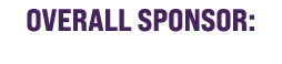 OVERALL SPONSOR: