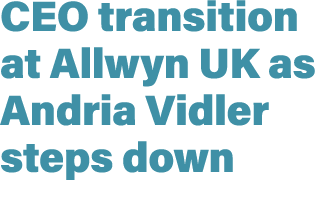 CEO transition at Allwyn UK as Andria Vidler steps down