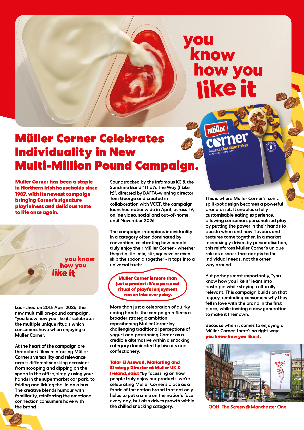 A magazine advertisement for a cereal. Description generated by AI