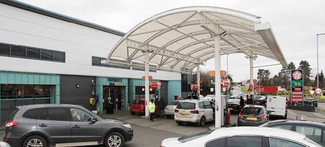 FIVEWAYS the one stop shopping experience, FREE car parking, FREE shopping trolleys no coin needed, shop in the newly refurbished supermarket with 9 check outs, go to the Diner for Lunch or tea/coffee, get a Timony’s Ice Cream and get your fuel in Fiveways Forecourt. Take the stress out of shopping. 