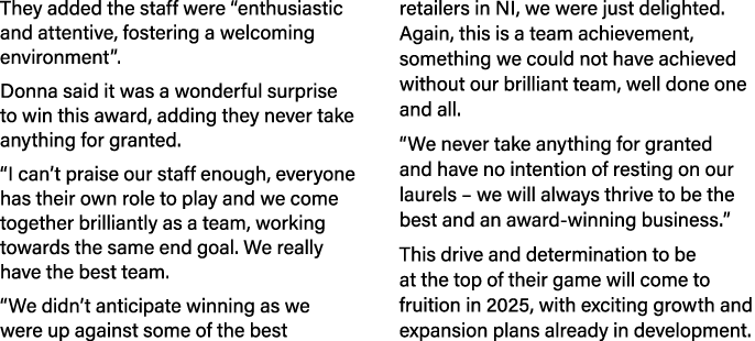 They added the staff were “enthusiastic and attentive, fostering a welcoming environment”. Donna said it was a wonder...