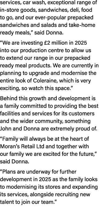 services, car wash, exceptional range of in store goods, sandwiches, deli, food to go, and our ever popular prepacked...