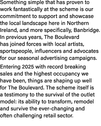 Something simple that has proven to work fantastically at the scheme is our commitment to support and showcase the lo...